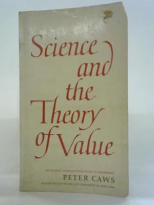 Bild des Verkufers fr Science and the Theory of Value zum Verkauf von World of Rare Books