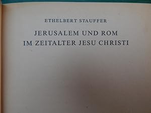 Bild des Verkufers fr Jerusalem und Rom im Zeitalter Jesu Christi zum Verkauf von Buchantiquariat Uwe Sticht, Einzelunter.