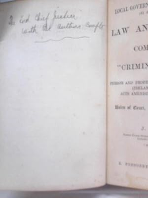 Seller image for Law And Procedure Relating To Compensation For "Criminal Injuries" To Person And Property Under The Grand Juries (Ireland) Acts, And Other Acts . Rules Of Court, Forms, And Schedule Of Costs for sale by World of Rare Books