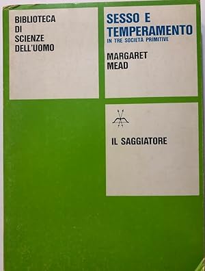 Seller image for Sesso e temperamento in tre societ primitive. for sale by librisaggi