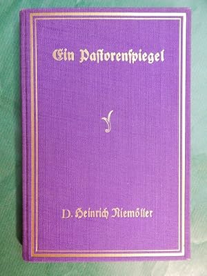 Imagen del vendedor de Ein Pastorenspiegel a la venta por Buchantiquariat Uwe Sticht, Einzelunter.