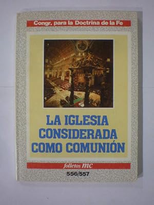 Seller image for La Iglesia considerada como comunin for sale by Librera Antonio Azorn