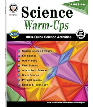Seller image for Science Warm-Ups, Grades 5 - 8+ for sale by GreatBookPricesUK