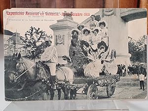 POSTAL EXPOSICIÓN NACIONAL EN VALENCIA 1910: SEÑORITAS PREMIADAS EN EL CONCURSO DE BELLEZAS. Circ...