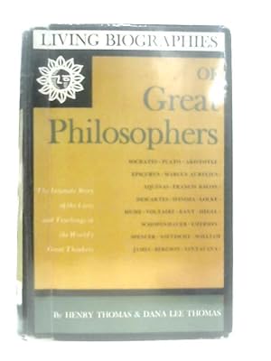 Bild des Verkufers fr Living Biographies of Great Philosophers zum Verkauf von World of Rare Books