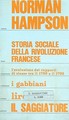 Storia sociale della rivoluzione francese