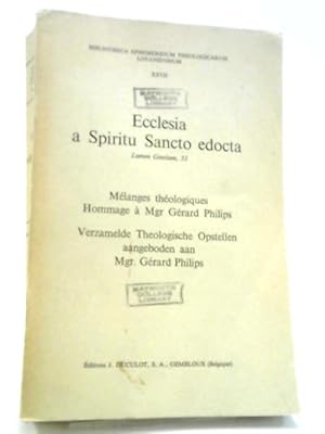 Ecclesia a Spiritu Sancto Edocta. Lumen Gentium, 53