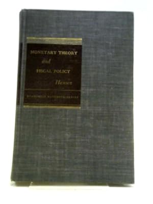 Imagen del vendedor de Monetary Theory and Fiscal Policy a la venta por World of Rare Books