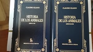 Seller image for HISTORIA DE LOS ANIMALES. Libros I ? VIII y IX ? XVII for sale by Librera Pramo