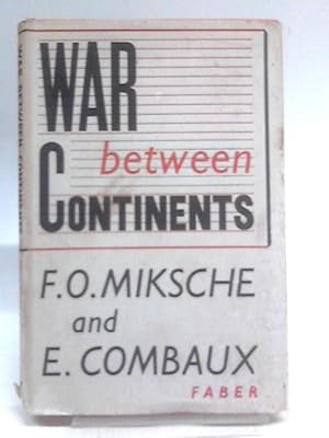 Seller image for War Between Continents for sale by World of Rare Books
