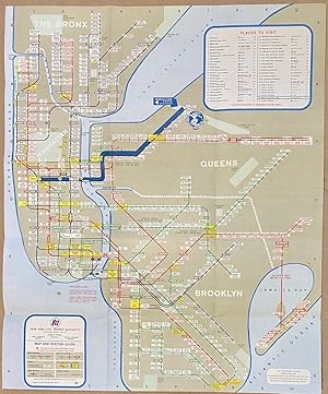 1964 World's Fair Subway Map