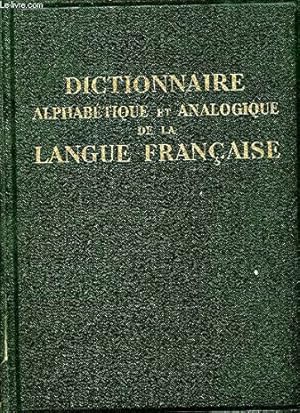 Bild des Verkufers fr DICTIONNAIRE ALPHABETIQUE ET ANALOGIQUE DE LA LANGUE FRANCAISE zum Verkauf von Ammareal