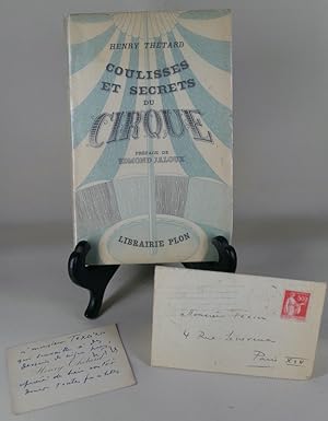 Image du vendeur pour Coulisses et secrets du cirque. mis en vente par Librairie Christian Chaboud