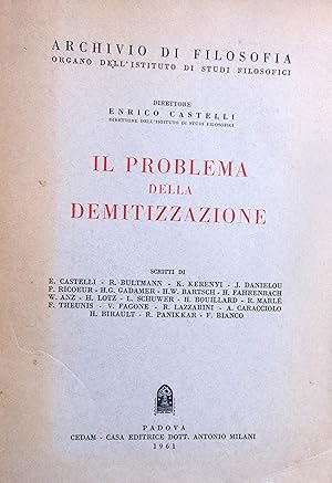 Il problema della demitizzazione