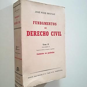 Imagen del vendedor de Fundamentos de Derecho Civil. Tomo II. Volumen II. Contratos en particular a la venta por MAUTALOS LIBRERA