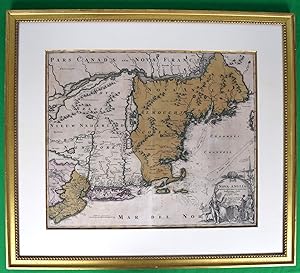 HOMANN, Johann Baptist (1663-1724)Nova Anglia. Septentrionali Americ¾ implantata Anglorumque colo...