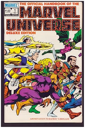 Seller image for The Official Handbook of the Marvel Universe + The Official Handbook of the Marvel Universe Complete Deluxe Edition + The Official Handbook of the Marvel Universe Update '89 + The Official Handbook of the Conan Universe for sale by Parigi Books, Vintage and Rare