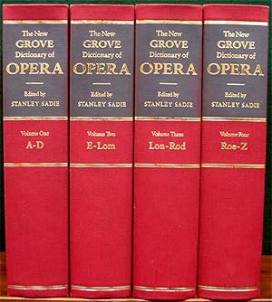 Immagine del venditore per THE NEW GROVES DICTIONARY OF OPERA. A four volume set. venduto da The Antique Bookshop & Curios (ANZAAB)