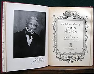 Seller image for THE LIFE & TIMES OF JAMES MILSON. for sale by The Antique Bookshop & Curios (ANZAAB)