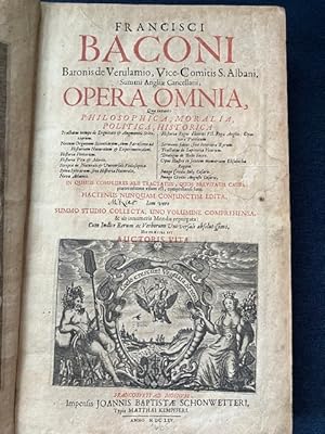 Seller image for Opera Omnia, Quae extant: Philosophica, Moralia, Politica, Historica (etc.) for sale by Eternal Return Antiquarian Bookshop