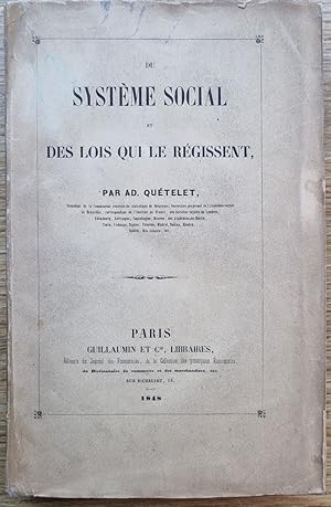 Du Système social et des lois qui le régissent. (The Social System and the Laws that Govern It)