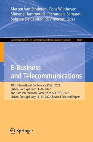 Seller image for E-Business and Telecommunications for sale by BuchWeltWeit Ludwig Meier e.K.