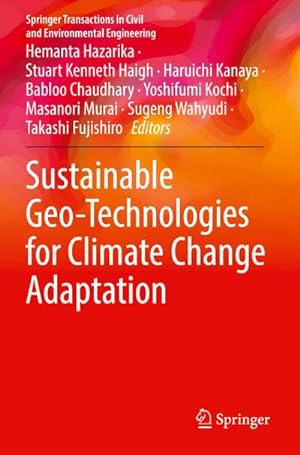 Seller image for Sustainable Geo-Technologies for Climate Change Adaptation for sale by BuchWeltWeit Ludwig Meier e.K.