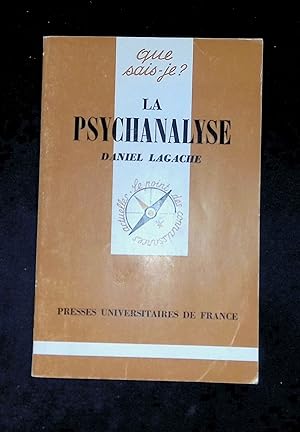 Seller image for La psychanalyse for sale by LibrairieLaLettre2