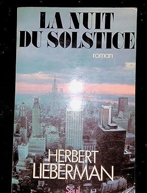 Image du vendeur pour La nuit du solstice mis en vente par LibrairieLaLettre2