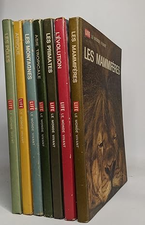 Lot de 7 ouvrages issus de la collection "Life le monde vivant": les mammifères / L'évolution / L...
