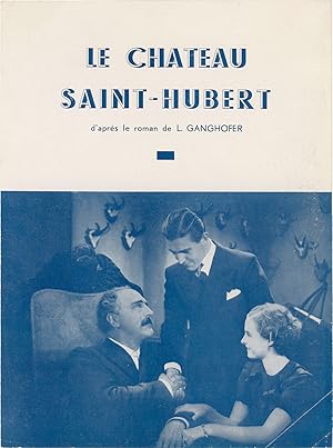 Bild des Verkufers fr Hubertus Castle (Original French program for the 1934 German film) zum Verkauf von Royal Books, Inc., ABAA
