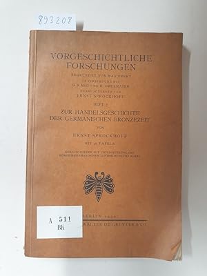 Bild des Verkufers fr Zur Handelsgeschichte der germanischen Bronzezeit : zum Verkauf von Versand-Antiquariat Konrad von Agris e.K.