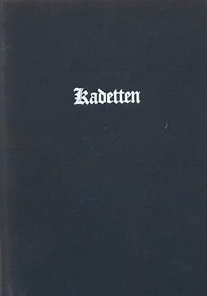 Bild des Verkufers fr Kadetten. Aus 300 Jahren deutscher Kadettenkorps. Band II zum Verkauf von ANTIQUARIAT H. EPPLER