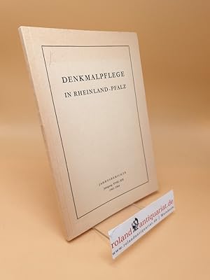 Imagen del vendedor de Denkmalpflege in Rheinland-Pfalz ; Jahresberichte ; Jahrgang XVIII - XIX ; 1963-1964 a la venta por Roland Antiquariat UG haftungsbeschrnkt