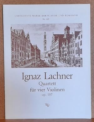 Bild des Verkufers fr Quartett fr vier Violinen Op. 107 zum Verkauf von ANTIQUARIAT H. EPPLER