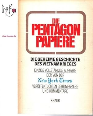 Bild des Verkufers fr Die Pentagon-Papiere. Die geheime Geschichte des Vietnamkrieges, zum Verkauf von nika-books, art & crafts GbR