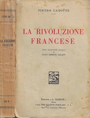 Imagen del vendedor de La rivoluzione francese a la venta por Biblioteca di Babele