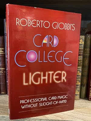 Imagen del vendedor de CARD COLLEGE LIGHTER: MORE PROFESSIONAL CARD MAGIC WITHOUT SLEIGHT- OF - HAND a la venta por MAPLE RIDGE BOOKS