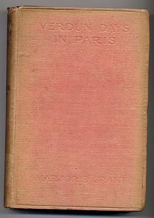 Verdun Days in Paris, True First Edition