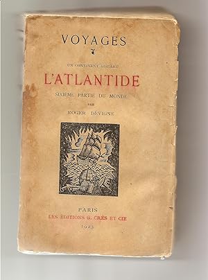 Image du vendeur pour Voyages - un continent disparu -L'Atlantide sixieme partie du monde mis en vente par ALEXANDER POPE