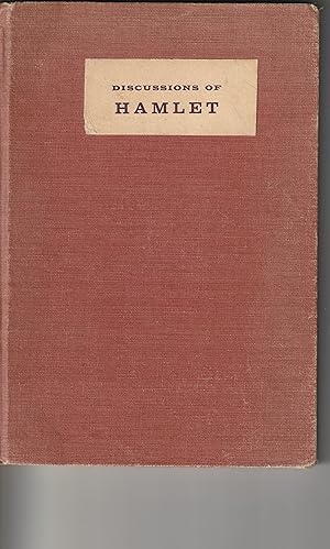 Seller image for Discussions of Hamlet for sale by ALEXANDER POPE