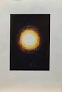 " Sun in Space "LIMITED EDITION, HAND SIGNED LINOCUT -FRAMED