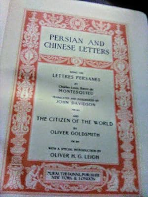 Persian And Chinese Letters