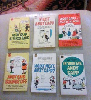 6 X ANDY CAPP vintage SIX 1st American editions