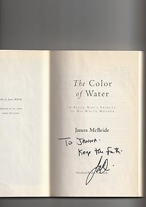 Seller image for The Color of Water: A Black Man's Tribute to His White Mother for sale by ALEXANDER POPE