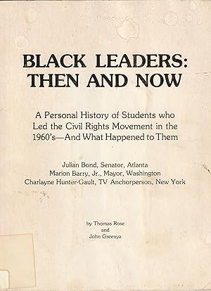 Seller image for Black Leaders: Then and Now for sale by ALEXANDER POPE