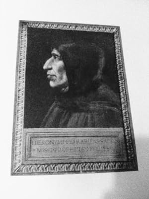 Portrait of Savonarola by Fra Bartolomeo, engraved by T. Cole