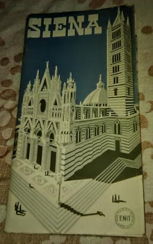 SIENA ITALY map / brochure, 1949