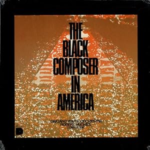 The Black Composer In America [SIGNED/INSCRIBED, ARTHUR CUNNINGHAM] vinyl record