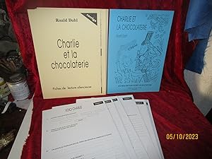 Imagen del vendedor de FICHES de LECTURE SILENCIEUSE : CHARLIE ET LA CHOCOLATERIE - 30 CARTONS de QUESTIONNAIRE + 15 CARTONS de CORRIG a la venta por LA FRANCE GALANTE